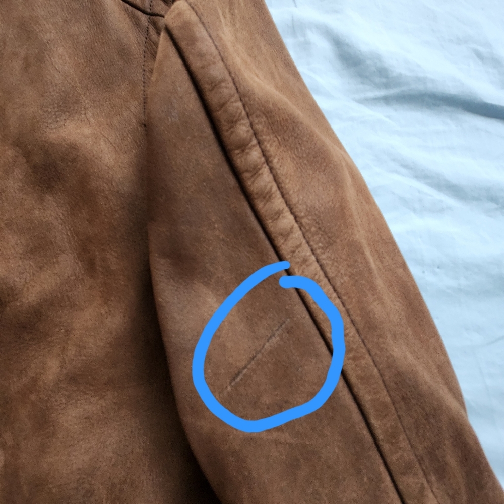 Mens VTG Wilsons Size 2X Leather Brown Jacket Julian Zip Up Lined ⚘️HP⚘️ - Picture 9 of 9